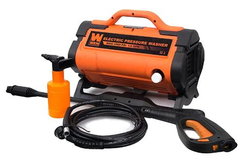 Best compact pressure washer - Greenworks Pro 2300 PSI pressure washer tech specs: PSI: 2300 | GPM: 2.3 | Hose length: 25 feet | Power cord length: 35 feet | Weight: 45 pounds | Dimensions: 38x24x17.75 inches | Power source ...
